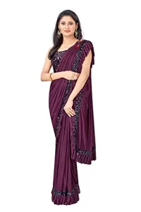 Read more about the article Best New Saree Kuchu Designs – Market Magic World Women’s Lycra Ruffled Ready to Wear Saree Trending festive Season Design Sequence Fancy Patch Lace Border with Blouse Piece (Magenta)