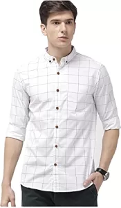 Read more about the article Best Shirts For Mens Full Sleeves – IndoPrimo Men’s Cotton Casual Shirt for Men Full Sleeves (Small, White)