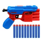 Best Nerf Gun For Boys – Nerf Alpha Strike Fang QS-4 Toy Blaster, 4-Dart Blasting Fire 4 Darts in a Row, 10 Official Nerf Elite Darts Easy Load-Prime-Fire, Toys for Kids, Teens, Adults, Boys and Girls, Outdoor Toys