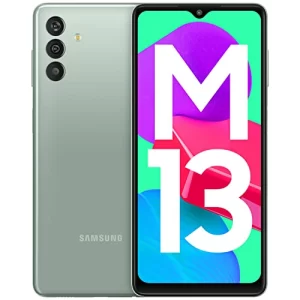 Read more about the article Best Samsung M10 Mobiles Phone – Samsung Galaxy M13 (Aqua Green, 4GB, 64GB Storage) | 6000mAh Battery | Upto 8GB RAM with RAM Plus