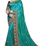 Read more about the article Best Saree With Heavy Work – ENTARO INTERNATIONAL Women’s Heavy Embroidery Work Paper Silk Bridal Saree (Blue)