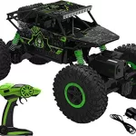 Best Remote Control Cars For Kids – Rubela Plastic 1:18 Rechargeable 4Wd 2.4GHz Rock Crawler Off Road R/C Car Monster Truck Kids Toys – Pack of 1, Multicolor