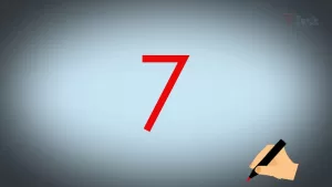 Read more about the article 7 How To Write – Learn how to write number 7(SEVEN), Kids preschool learning, Kindergarten l…