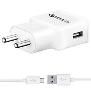 Read more about the article Best Ultra QC 3.0 Mobile Charger – B Type Wall mobile Charger, Android Smartphone Qualcomm 3.0 Charger, with 1.2 Meter USB Charging Data Cable Quick QC Charger ( 3.1 Ampere , .XB 3 White )