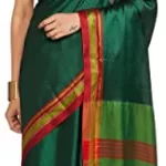 Read more about the article Best Khan Saree Blouse Designs 2023 – ANNI DESIGNER Women’s Silk Traditional Khan Saree with Blouse Piece (Aswathy DARK GREEN NEWONE)