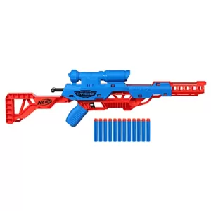 Read more about the article Best Nerf Toy Gun For Boys – Nerf Alpha Strike Wolf LR-1 Blaster with Targeting Scope,12 Official Nerf Elite Darts , Breech Load, Pump Action, Easy Load-Prime-Fire, Multicolor