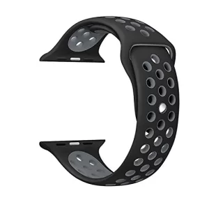 Read more about the article Best Apple Watch Sports Strap – Sounce Sports Strap Compatible for Watch Band 42mm 44mm 45mm Adjustable Silicone Wristband Sport Loop for Watch Series 7/6/5/4/3/2/1, SE – Black-Grey