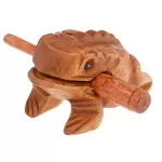 Best Craft Wood Lucky Frog – NYLSA Traditional Craft Wood Luck Frog Home Office Decoration Kids Musical Toys -8cm