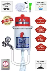 Read more about the article Best Instant Water Heater Price – CSI INTERNATIONAL® Instant Water Geyser, Water Heater, Portable Water Heater, Geyser Made of First Class ABS Plastic 3KW (White)