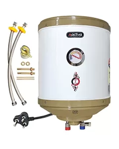 Read more about the article Best ACTIVA Geyser 15 Ltr – ACTIVA 15 LTR. Storage 2 Kva 5 Star Geyser Special Anti Rust Coating Tank with Temperature Meter, Abs Top Bottom, HD Isi Element (Ivory) with Free Installation Kit and adjustable outer thermostat