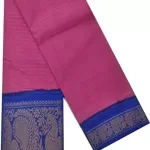 Read more about the article Best Baby Pink Contrast Blouse For Light Pink Saree – Madurai Sungudi Cotton Saree – Zari Checks Big Border Contrast Color Combination (Without Blouse) Saree (Baby Pink & Light Blue)