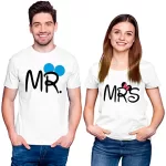 Read more about the article Best Round Neck T-shirt Mr Mrs – Hangout Hub Men’s & Women’s Round Neck T-shirt Mr Mrs (White;Men XL (42), Women XXL (42) ;) Pack of 2 Couple T-shirts