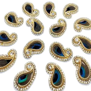 Read more about the article Best Decorative Applique Patches for Clothes – Mango Designer with Peacock Feather 3 X 1.9 cm Neck sew on Decorative Applique Patches for Clothes, Jackets, Blouse, Saree, Decoration (12 Pieces)