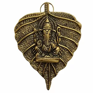 Read more about the article Best House Warming Ceremony Decoration – Divya Mantra Ganesh Wall Hanging Decor Patta Ganesha on Leaf Home Front Entrance Door Living Room Decoration New House Warming Ceremony Decorating Vinayagar Drishti Lord Ganapathy Metal Bommalu – Gold