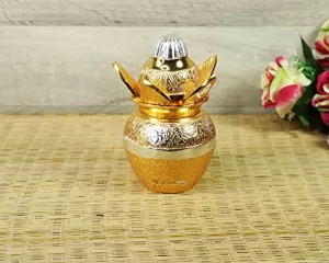 Read more about the article Best Hindu Marriage Coconut Decoration For Marriage – GoldGiftIdeas Brass Kalash with Coconut for Pooja Temple (Gold Plated), Decorative Kalash for Wedding, Brass kalasam for Gift, Pooja Items for Home, Brass Kalash Lota with Leaf, Housewarming Gift