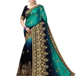 Read more about the article Best Latest Saree Trends 2022 – PANASH TRENDS Women’s Barfi Silk Heavy Embroidery Work Saree (Blue)