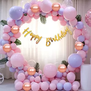 Read more about the article Best Simple Cradle Decoration With Balloons – Party Propz Pink Birthday Decoration Items Combo Set for Girls Kids- Happy Birthday Paper Bunting, Latex and Chrome Balloons for Birthday Decorations Celebrations – 37Pcs