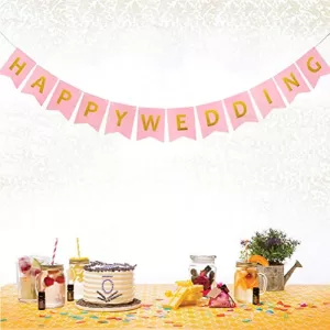 Read more about the article Best Happy Wedding Banner – Wanna Party Banner for Newly Weds |  | First Night Room Decoration Banner | Wall Decoration | Wedding Decorations | Bridal Shower Banner | Over 9FT Long