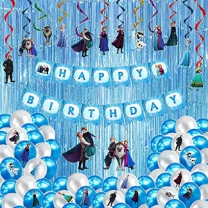 Read more about the article Best Frozen Theme Birthday Decoration – Party Propz Frozen Theme Birthday Decoration for Girls 77Pcs – Princess Elsa Birthday Party Decorations –  / Frozen Balloons for Birthday Decoration
