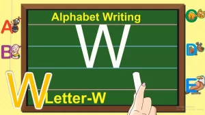 Read more about the article W How To Write – English Capital Letter Writing | Letter – W | Writing Capital ABC for child…