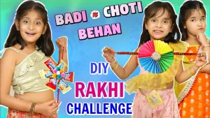 Read more about the article How To Make Rakhi – Badi Behan vs Choti Behan – DIY Rakhi Challenge | MyMissAnand