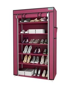 Read more about the article Best Shoe Rack With Cover – FLIPZON Premium 6-Tiers Shoe Rack/Multipurpose Storage Rack with Dustproof Cover (Iron Pipes, Non Woven Fabric, Plastic Connector) (Maroon)