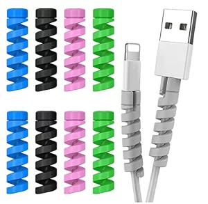 Read more about the article Best Wholesale Mobile Accessories – Gizga Essentials Spiral Cable Protector Cord Saver for Mac Charger, Pack of 10