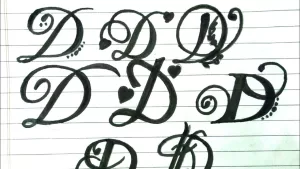 Read more about the article D How To Write – How to write stylish Letter D | in different style |Alphabets D stylish writing | RUA sign writing