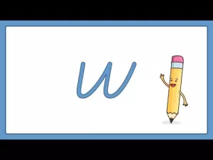 Read more about the article W How To Write – Handwriting Video for Kids – How to Write the Letter 'w'