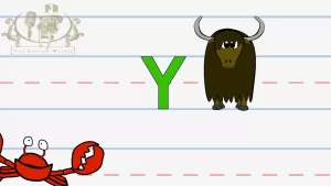 Read more about the article Y How To Write – Write the letter Y | Alphabet Writing lesson for children | The Singing Walrus
