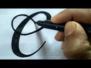 Read more about the article C How To Write – Letter C writing practice | step by step | How to write copperplate  letter c | calligraphy