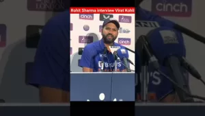 Read more about the article Rohit Sharma interview Virat Kohli favour support Virat big player come back Virat #shorts #cricket