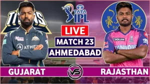 Read more about the article IPL 2023 Live: Gujarat Titans vs Rajasthan Royals Live | GT vs RR Live Scores & Commentary
