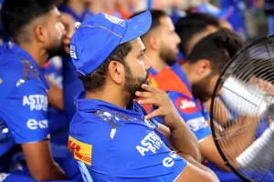 Read more about the article Captain Rohit disenchanted after MI’s crushing loss – Online Cricket News