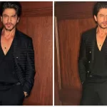 Read more about the article Shah Rukh looks dapper in black, fans say ‘thought it was Aryan for a sec!’ | Bollywood