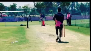 Read more about the article Varun aaron Practicing Yorker during Rajasthan Royals IPL 2020 training Camp