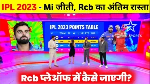 Read more about the article IPL 2023 – Can Rcb Qualify For Playoffs 2023 IPL || Which 4 Teams Will Qualify In IPL