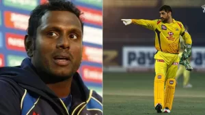 Read more about the article Angelo Mathews Venerates MS Dhoni; Expects CSK Captain To Play IPL 2024 – Online Cricket News