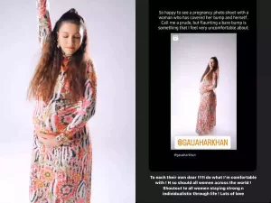 Read more about the article Gauahar Khan responds to netizen who praised her for covering bump during pregnancy photoshoot: ‘To each their own’
