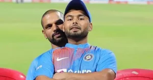 Read more about the article Shikhar Dhawan As soon as Hilariously Reacted to A Image of Rishabh Pant Sitting On His Lap – Online Cricket News