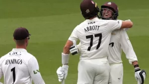 Read more about the article Abbott and Worrall take pleasure in last-wicket Surrey stand of 130 as Lancs undergo – Online Cricket News