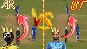 Read more about the article Rohit Sharma vs. Ravindra Jadeja – Battle of Skills, Batting, and Bowling” in real Cricket 22(rc22)
