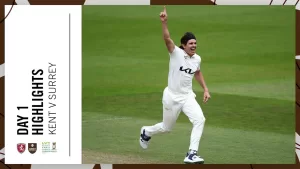 Read more about the article Highlights: Sean Abbott takes 4 wickets on even first day at Canterbury | Kent vs Surrey Highlights