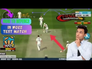 Read more about the article How to play defensive shot in WCC2 || Batting tips || World cricket championship 2