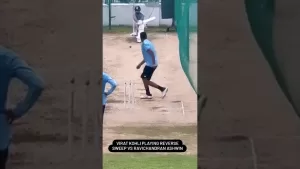 Read more about the article Virat Kohli plays reverse sweep against Ashwin in practice 🔥🔥 #shorts #viral #cricket #viratkohli