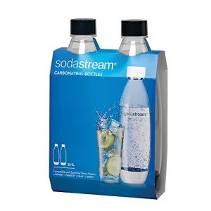 Read more about the article Best water bottle 1 litre – SodaStream 1741220010 1L Slim Black Carbonating Bottles Twin Pack…
