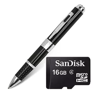 Read more about the article Best Security Camera Price – TECHNOVIEW 4k Full Hd Pen 1920pX1080p Camera Video and Audio Sound Recorder with Free 16GB Memory Card Portable Spy Pen Hd Recorder – Silver & Black Hidden Device