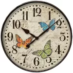 Read more about the article Best wall clock for home – WESTCLOX 32897BF 12 Round Butterfly Wall Clock Home & Garden Impr…